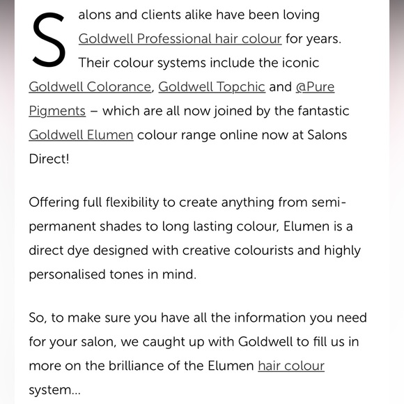 Goldwell ELUMEN High-performance Hair Color Pure VV @all 6.7 oz - Picture 4 of 6